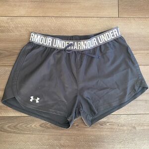 Under Armour Women's Gray Athletic Shorts